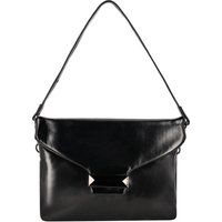 Elegante Schultertasche aus glänzendem Kunstleder