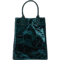 Kleine Handtasche in Metallic-Knitteroptik