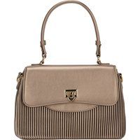 Elegante Henkeltasche mit Plissee-Struktur