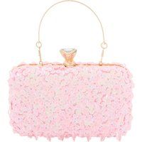 Elegante perlenbesetzte Abend-Minaudière