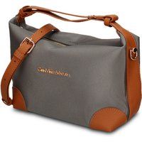 Elegante strukturierte zweifarbige Handtasche