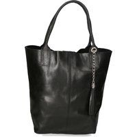 Minimalistischer Leder-Beutel-Shopper
