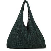 Perforierte Beuteltasche aus Leder