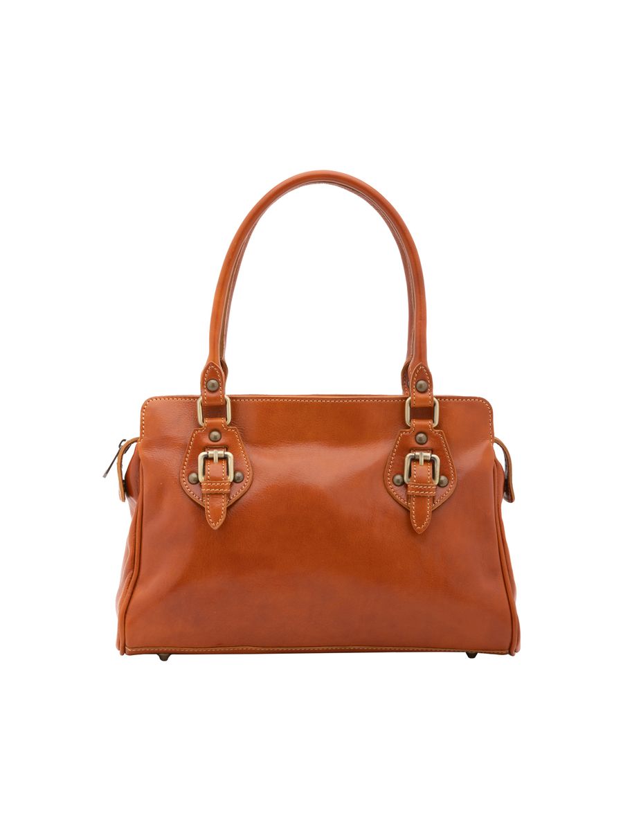 Klassische Henkeltasche aus Leder