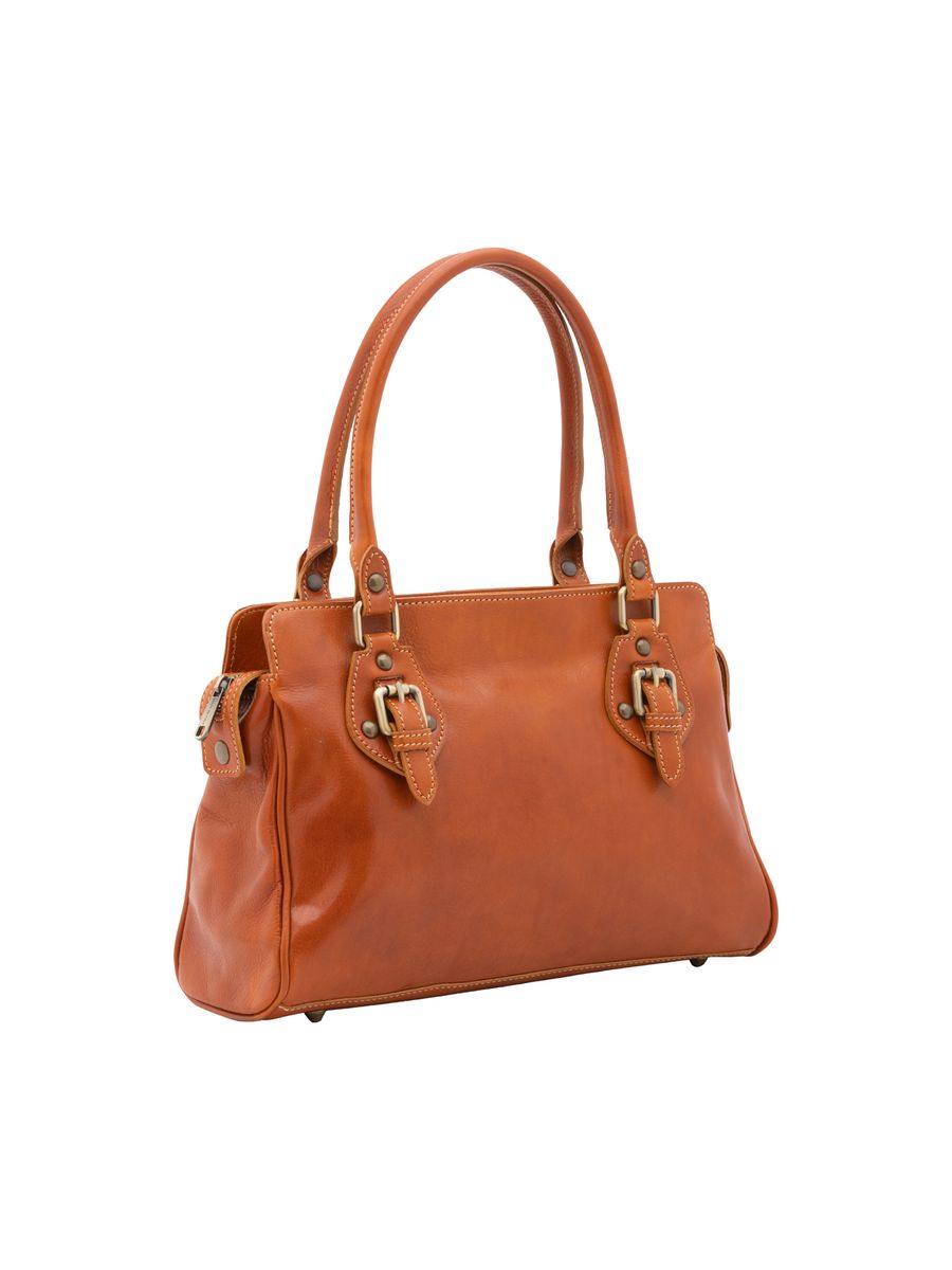 Klassische Henkeltasche aus Leder
