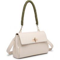 Strukturierte Henkeltasche mit markantem Seilgriff