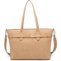 Elegante Shopper-Tasche mit Drehverschluss