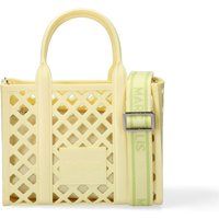 Geometrische Gitter-Tote mit Logogurt