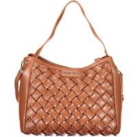 Geflochtene Schultertasche aus Kunstleder