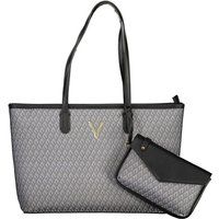 Tote-Tasche mit geometrischem Muster und Etui