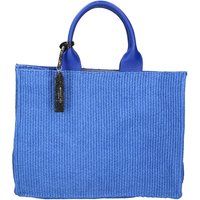 Tote-Bag aus Webstoff und Leder