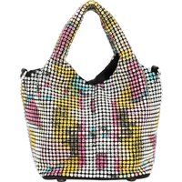 Kristallbesetzte Mini-Hobo-Tasche
