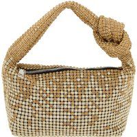 Elegante Strass-Tasche mit Knotengriff