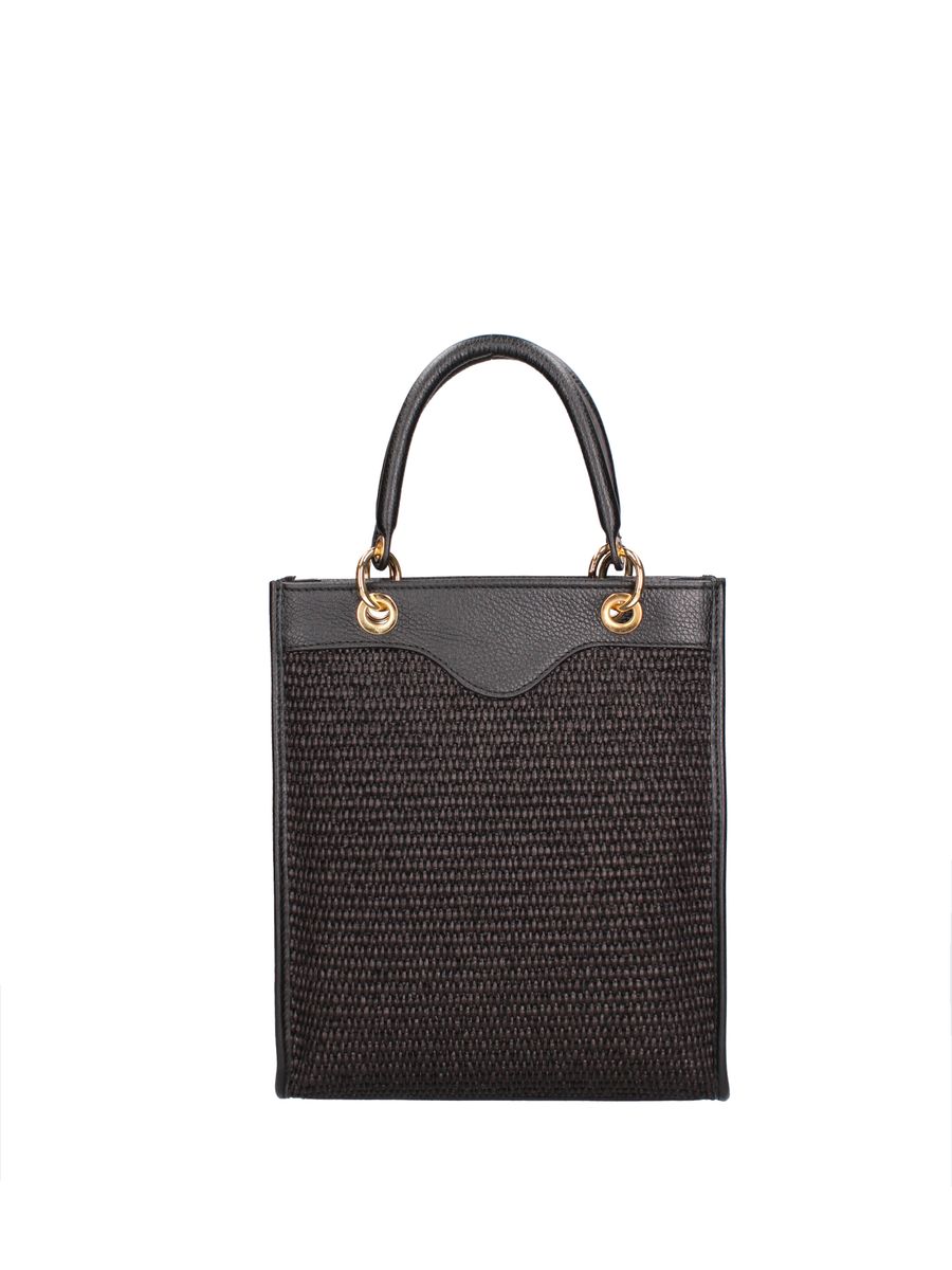 Elegante Henkeltasche aus Ledergeflecht