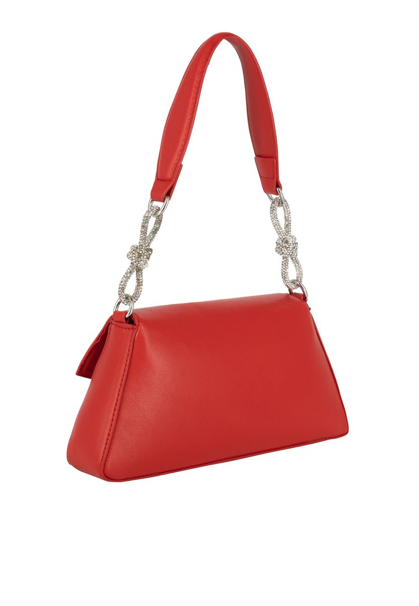 Abendtasche mit Strass-Schleifendetail