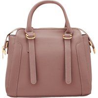 Elegante strukturierte Henkeltasche aus Kunstleder