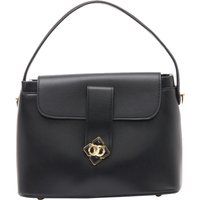 Elegante strukturierte Handtasche mit Schmuckschließe