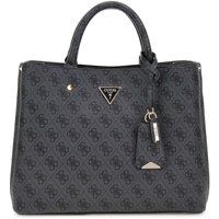 Strukturierte Satchel mit Monogramm-Muster