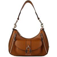 Strukturierte Halbmond-Tasche aus Kunstleder