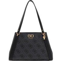 Strukturierte Schultertasche mit Monogramm-Logo