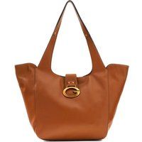 Großer Shopper mit Logo-Schnalle