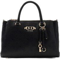 Satchel mit Logo-Prägung und drei Fächern