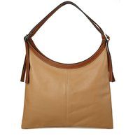 Minimalistische Leder Hobo Tasche