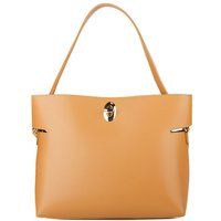 Minimalistische Leder-Shopper-Tasche