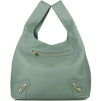 Elegante Hobo-Tasche aus genarbtem Leder