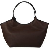 Großer Shopper aus genarbtem Leder