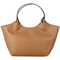 Minimalistische Leder-Tasche mit Rundungen