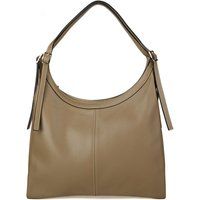 Minimalistische Hobo-Tasche aus genarbtem Leder