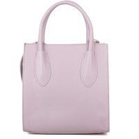 Elegante strukturierte Lederhandtasche