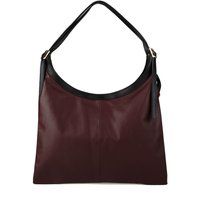 Minimalistische Leder-Hobo-Tragetasche