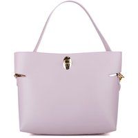 Elegante Ledertasche mit Drehverschluss