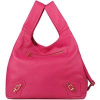 Moderne Hobo-Tasche aus strukturiertem Leder