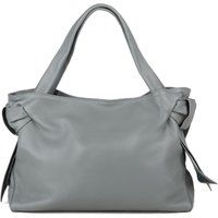 Weiche genarbte Leder-Shopper