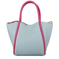 Strukturierter Shopper aus genarbtem Leder