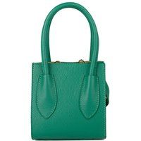 Minimalistische strukturierte Mini-Ledertasche