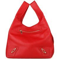 Klassische Leder-Shopper-Tasche