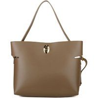 Elegante Leder-Shopper mit Pochette