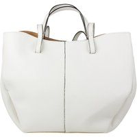 Minimalistischer Shopper aus Narbenleder