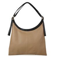 Minimalistische Hobo-Schultertasche aus Leder
