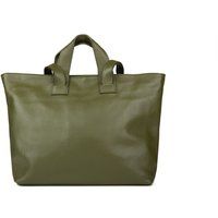 Großer Shopper aus genarbtem Leder