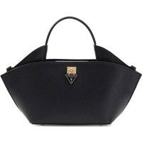 Elegante strukturierte Handtasche in Fächerform