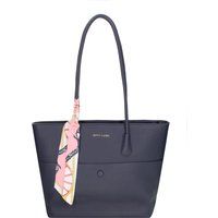Eleganter Shopper mit Tuch-Detail