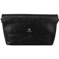 Strukturierte Baguette-Tasche aus Kunstleder