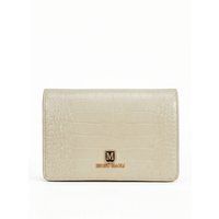Nicole Schultertasche mit Kroko-Prägung
