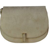 Elegante Satteltasche in Wildlederoptik