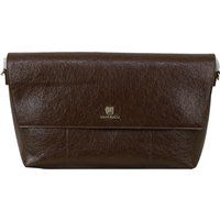 Strukturierte Baguette-Handtasche aus Kunstleder